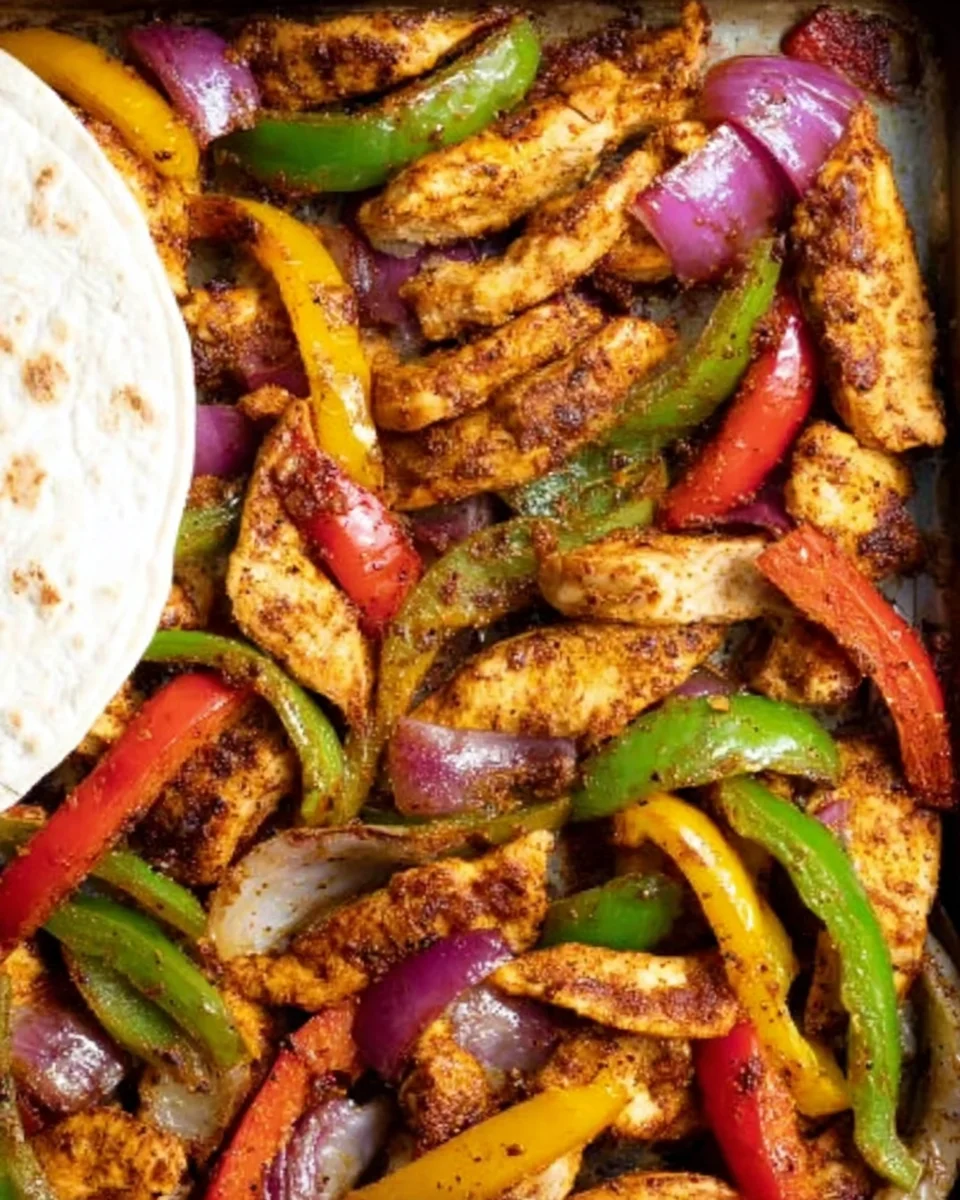 Sheet Pan Chicken Fajitas