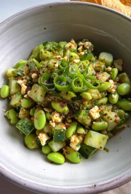 Spicy Cucumber Edamame Salad