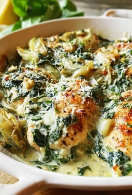 Spinach Artichoke Chicken with Cottage Cheese