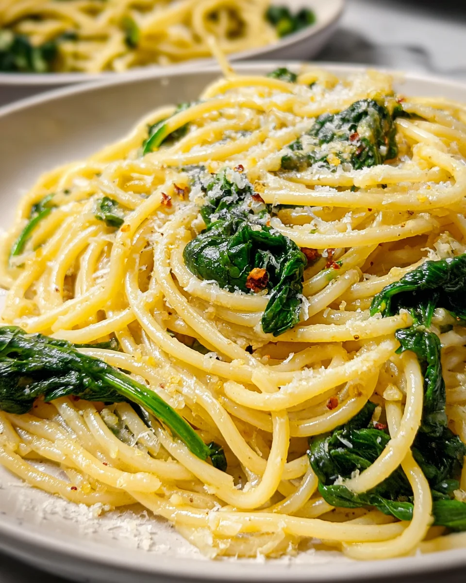 Spinach Lemon Pasta