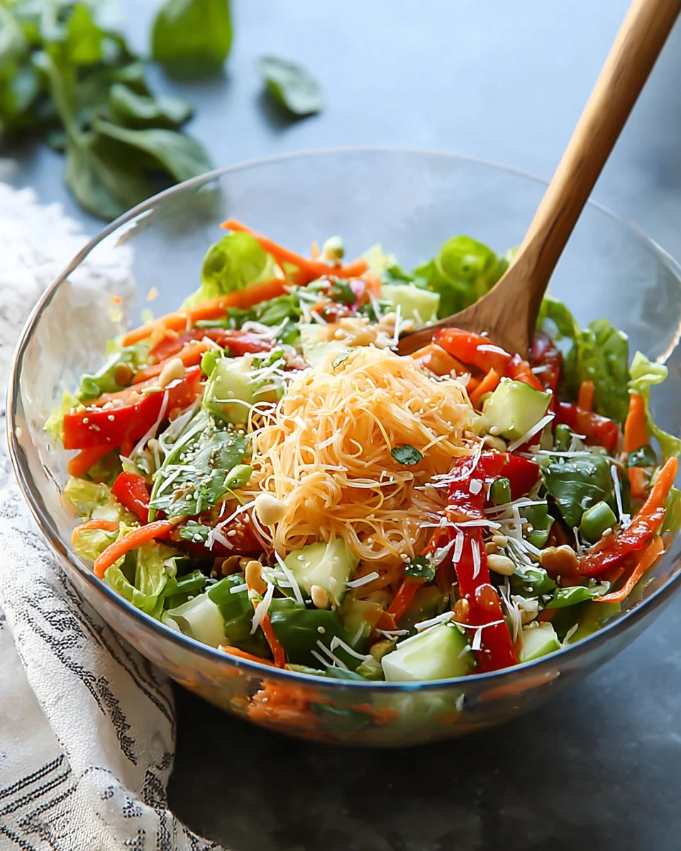 Spring Roll Salad with Spicy Ginger Dressing: An Incredible Ultimate Recipe