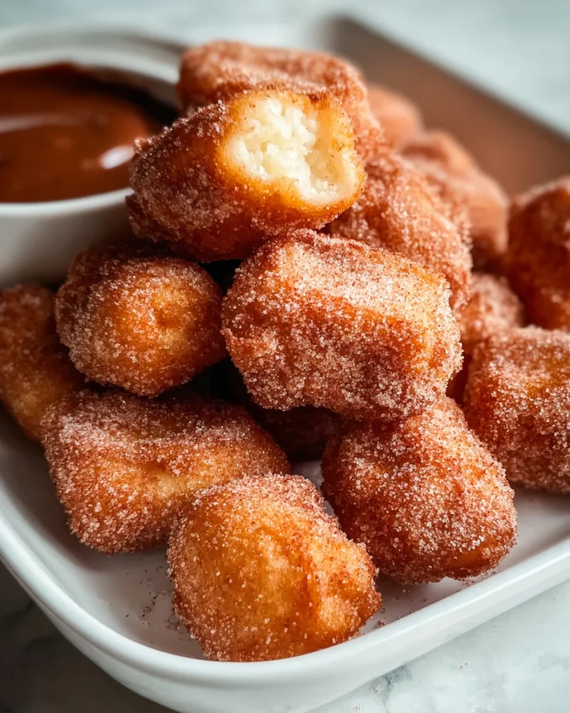 Sweet Air Fryer Churro Bites Recipe