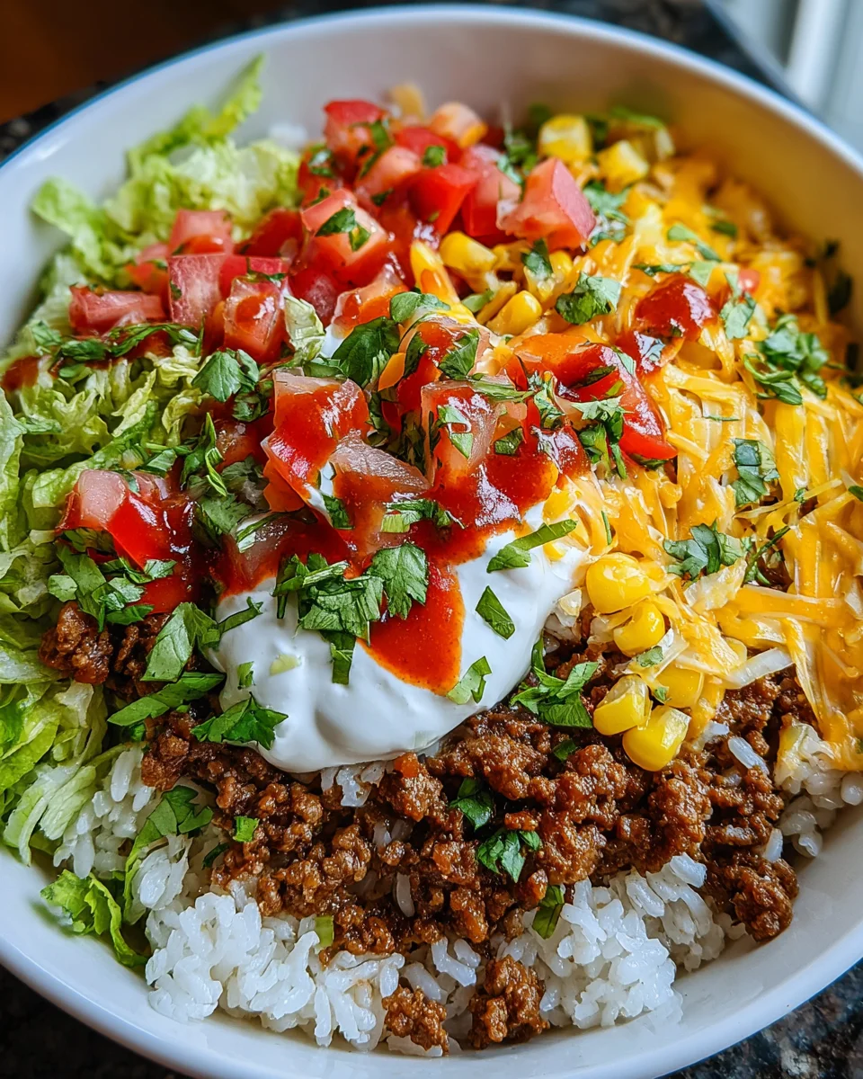 Taco Rice Bowl