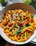 Vegan Creamy Sun Dried Tomato Pasta Recipe