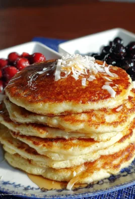 coconut cream pancakes