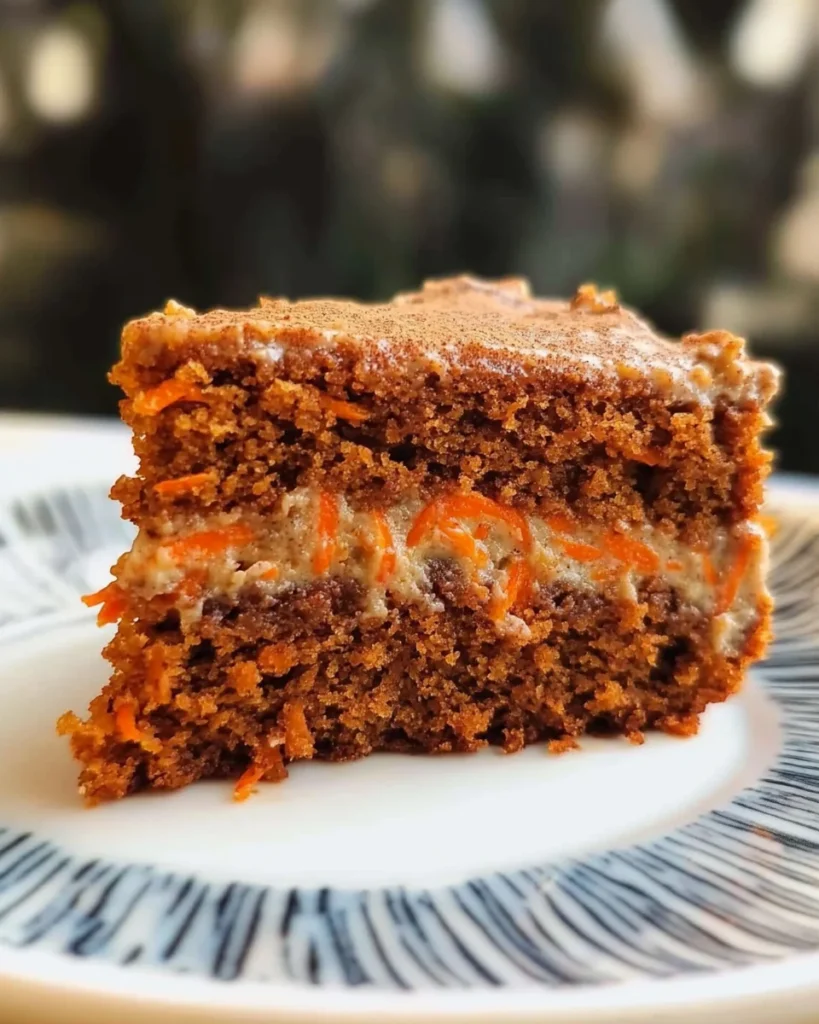 Easy Flourless Oatmeal Carrot Cake Recipe