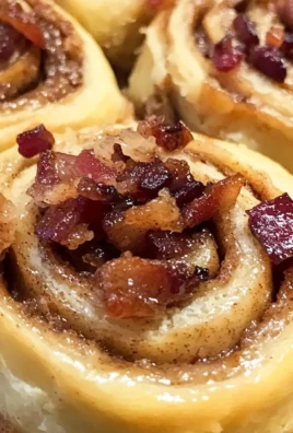 Easy Maple Bacon Cinnamon Rolls