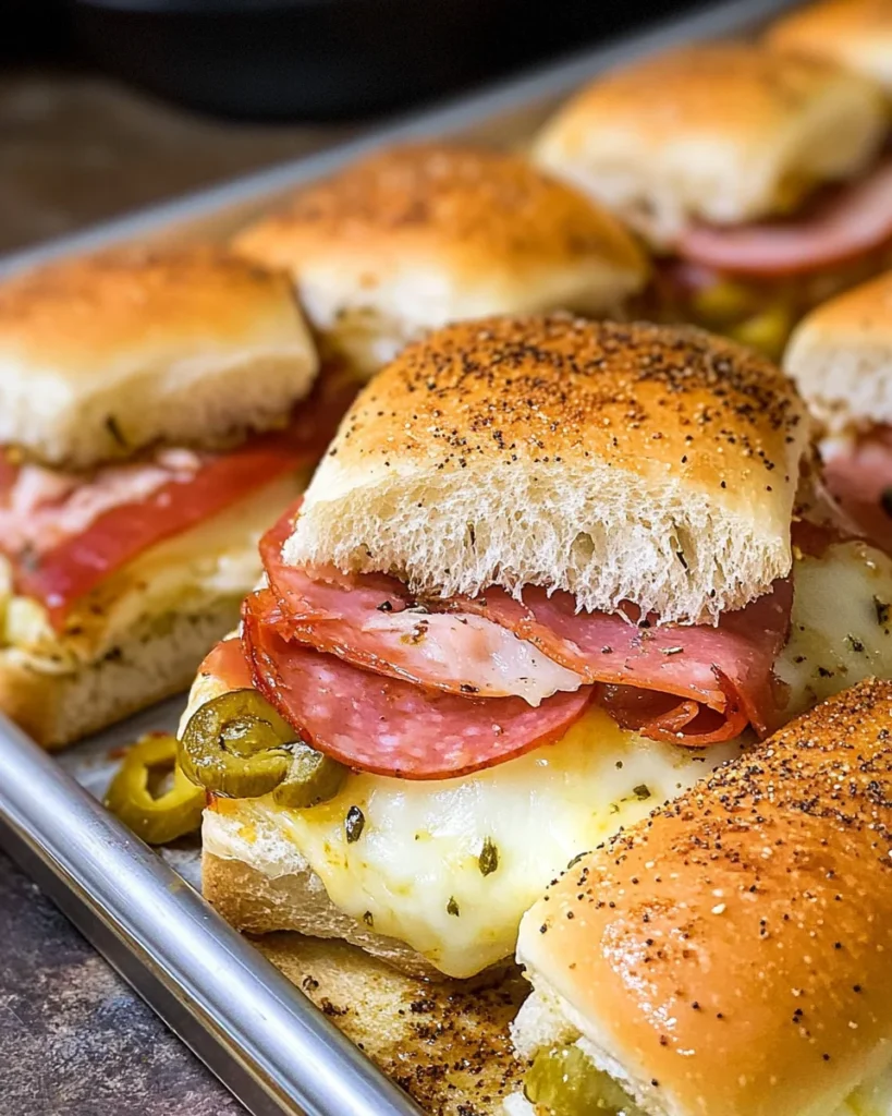 Hot Italian Sub Sliders