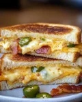 Roasted Jalapeño Popper Grilled Cheese