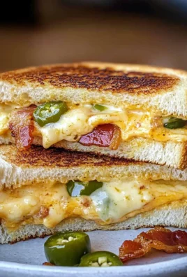 Roasted Jalapeño Popper Grilled Cheese