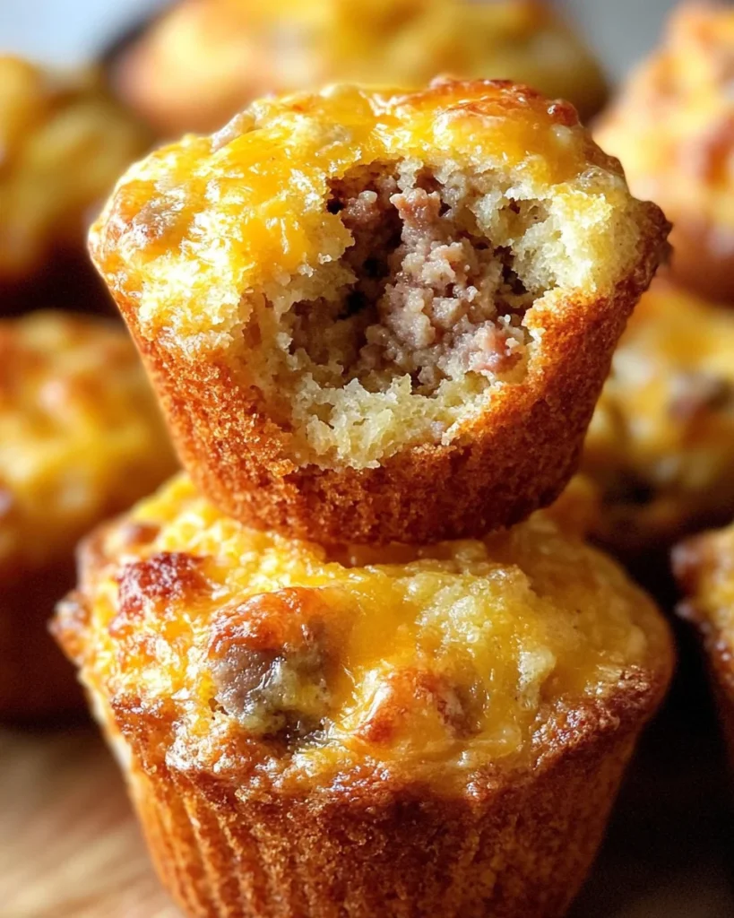 Sausage Breakfast Muffins (4-ingredients)